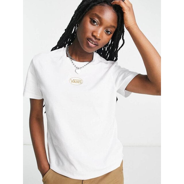

Белая футболка Vans Oval