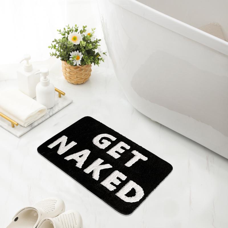 

Water-Absorbing Non-Slip Flocked Floor Mat for Bathroom, Entrance, and Living Room 40*60 cm