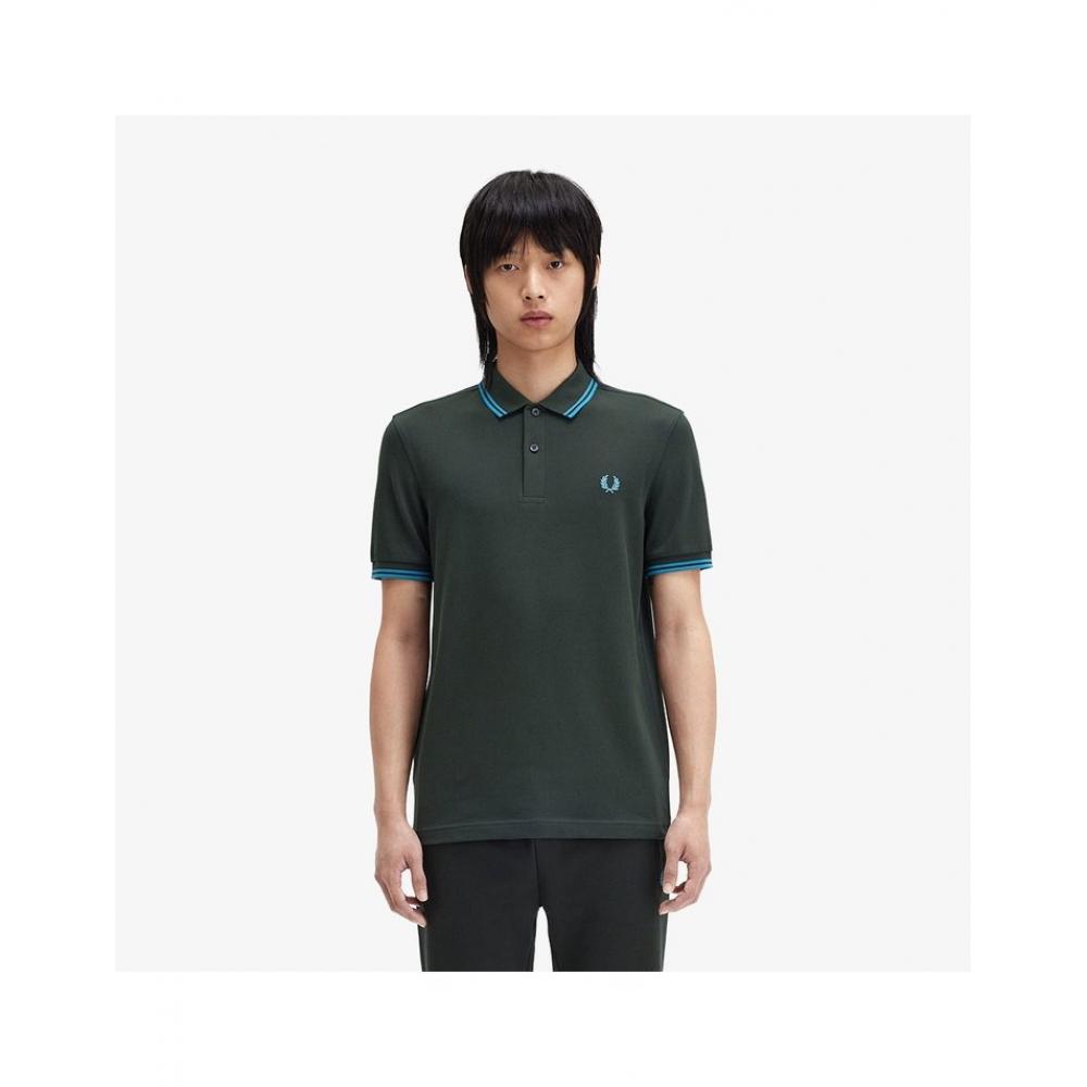 Fred Perry Twin Tip Fred Perry Shirt Afpm2433600 W64