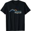 Retro Flagstaff Arizona TShirt Vintage Sunrise Mountains Tee T-Shirt