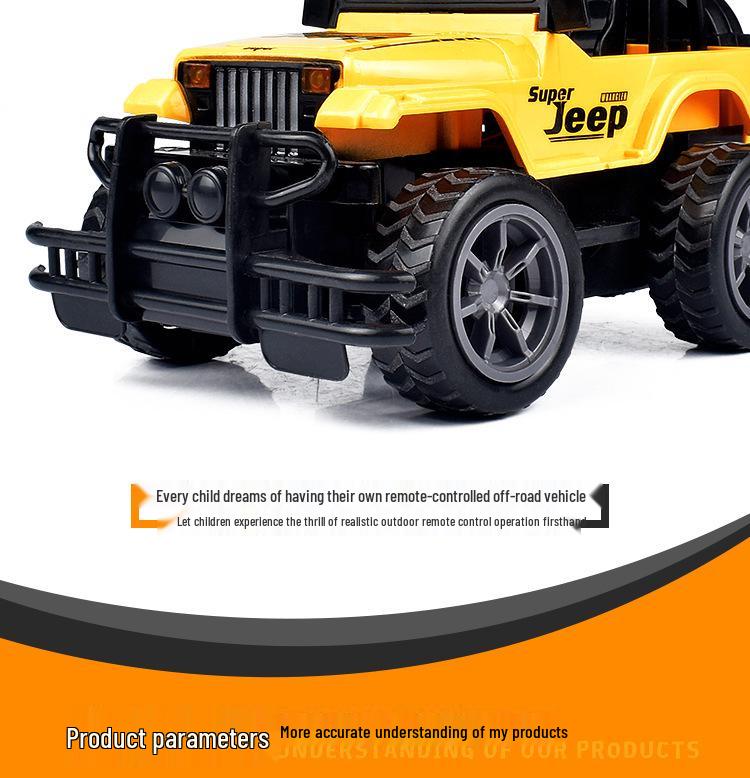 Big Wheel Off-Road Remote Control Racing Car - Children's Stunt Toy