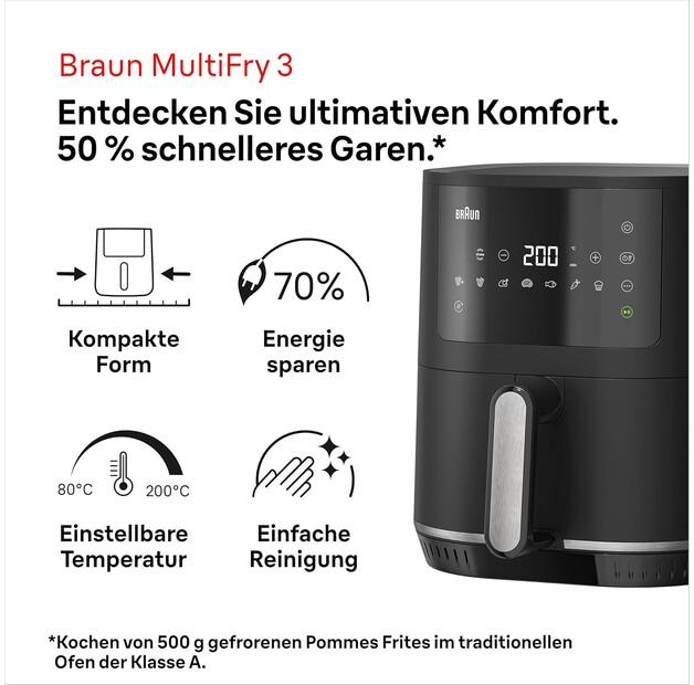 Deep Fryer Braun MultiFry 3 HF 3030 (0X12500002)