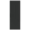 Wall Mounted Cabinet Black 33 x 34.5 x 90 cm Engineered Wood