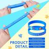 MTLEE 96 Pack Autism Bracelet Colorful Puzzle Pieces Ribbons Motivational Rubber Wristbands Autism Awareness Silicone Bracelets for Men Women Party