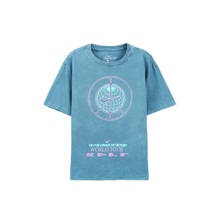 

New Nike T Shirts Men Gray Green CW0407-058 S