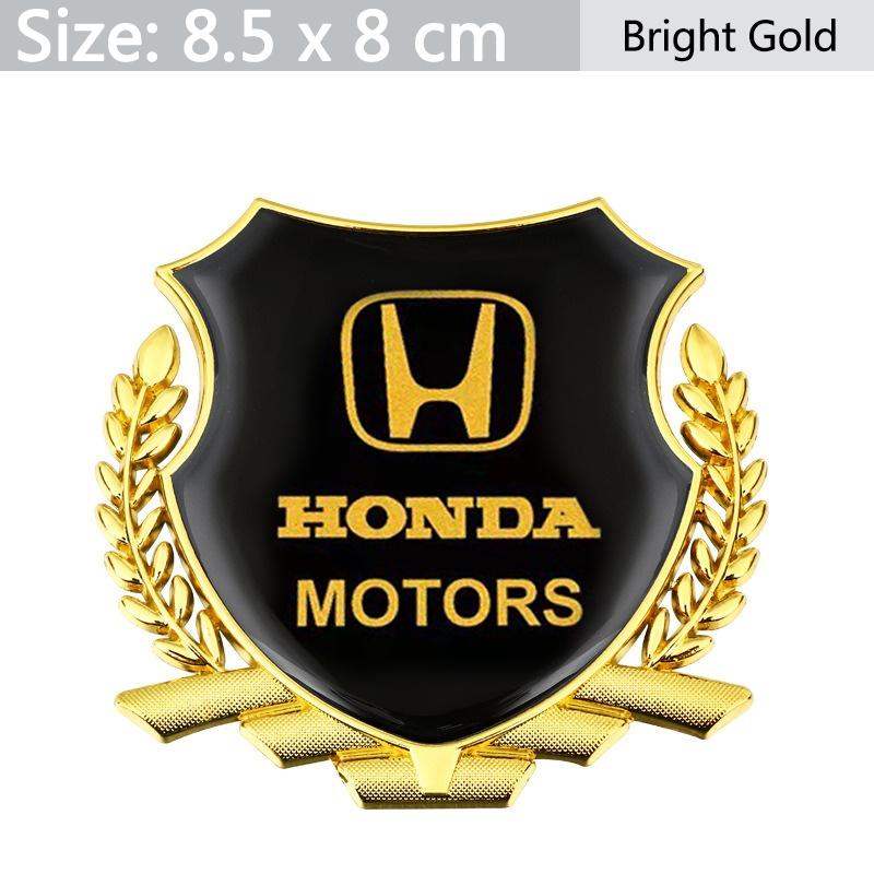 

3D Metal Stickers Car Emblem Badge Sticker Decoration Decal For Honda Civic Bonda Accord City Jazz Dio RR Bonda Auto Accessories