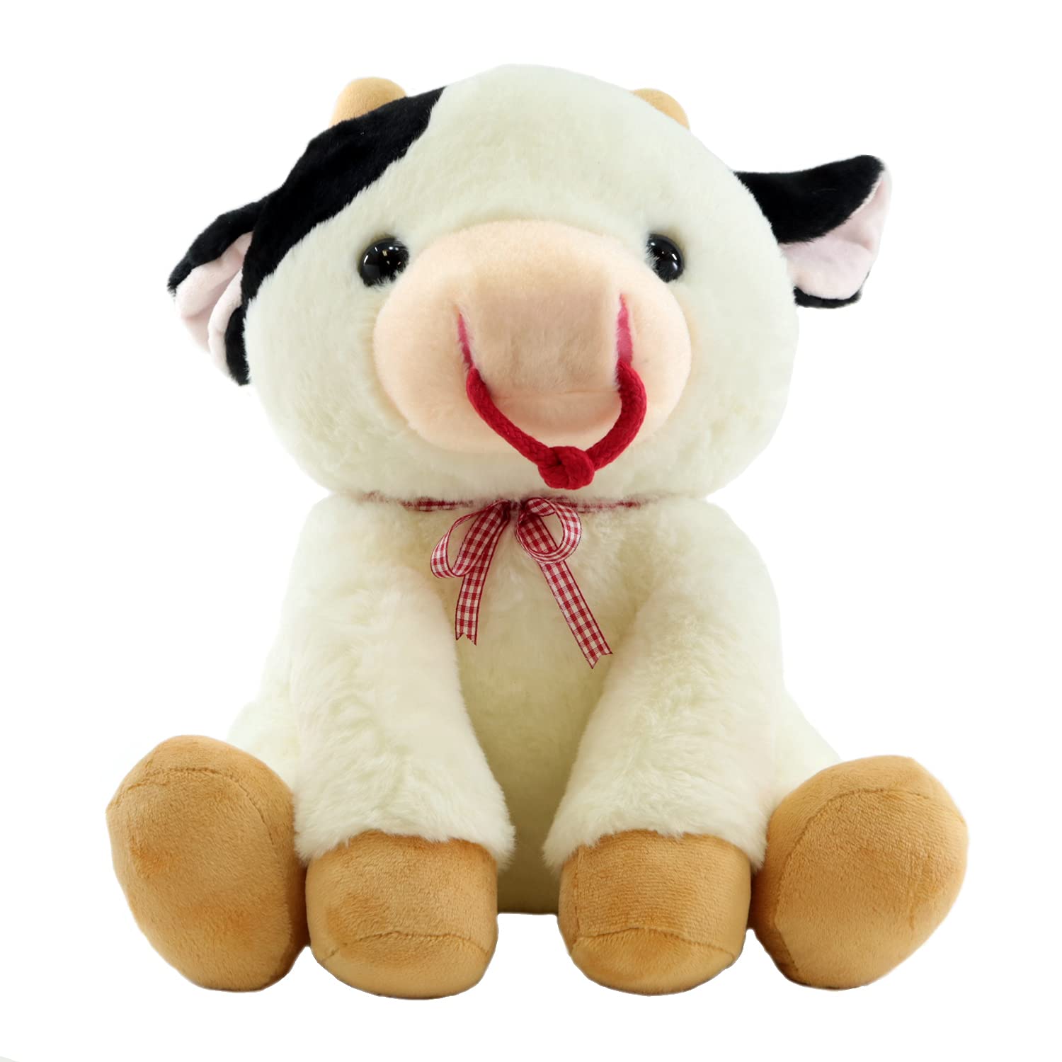 

Милая плюшевая игрушка «Сидящая корова», большая, F0275