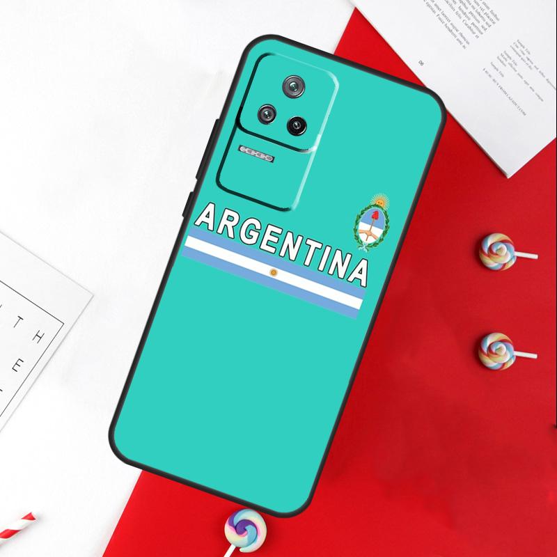 Argentine Flag Cover For Xiaomi 14T 11T 12T 13T Pro 13 14 15 Ultra POCO X7 Pro X3 X5 X6 F5 F6 M6 Pro Case