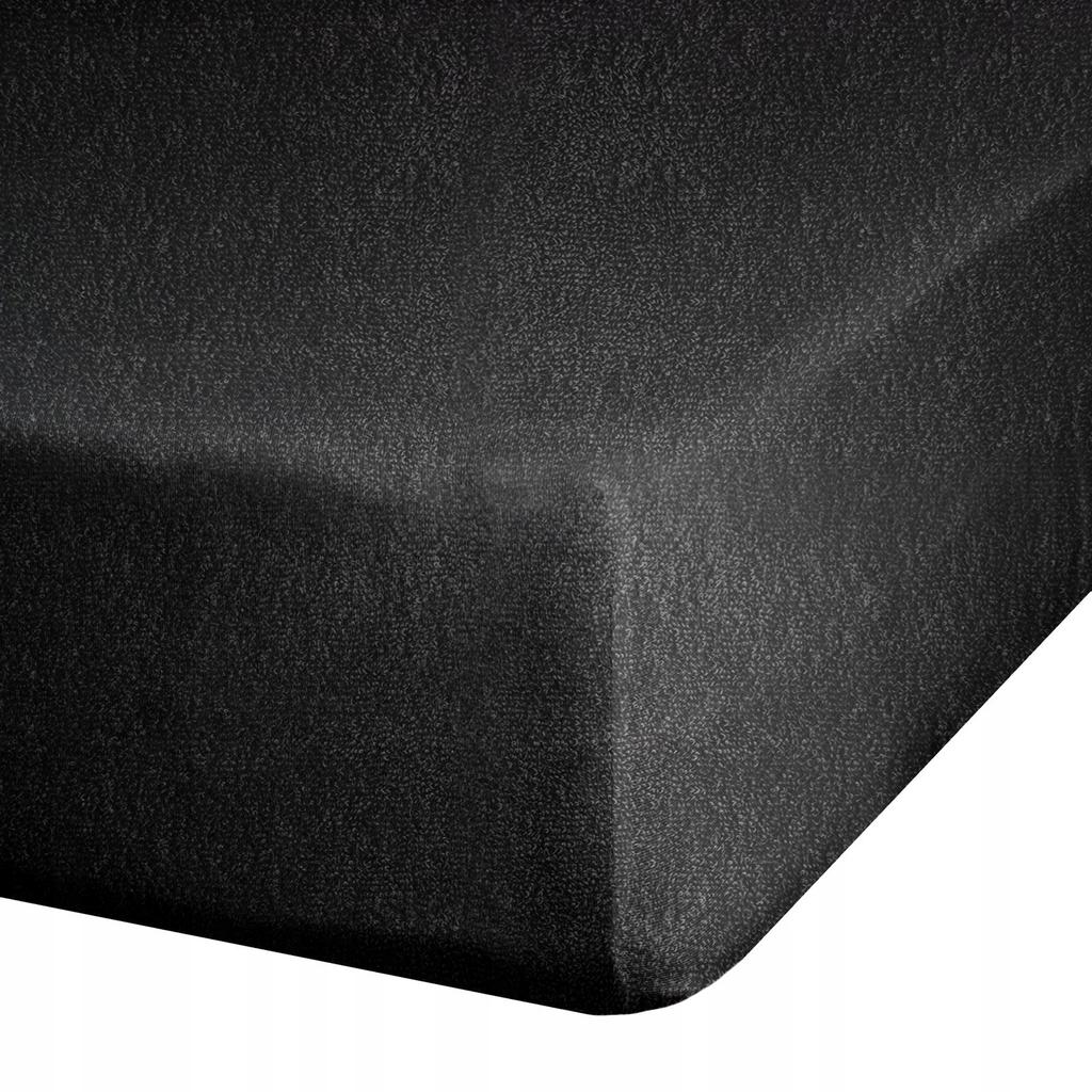 Fitted Terry Sheet D91 220X200X20 Black 1 Pc
