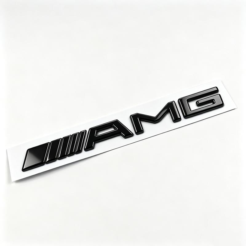 Metalowy emblemat AMG 3D Naklejka na klapę bagażnika samochodowego Zawór opony Do Mercedes Benz AMG Klasa E S C A B W204 W205 W203 W211 W212 CA1