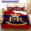 British Royal Artillery 3pcs Bedding Set Duvet Cover Closure Includes 1 Duvet Cover & 2 Pillowcases for All Seasons Bedroom Home Dorm Decor
