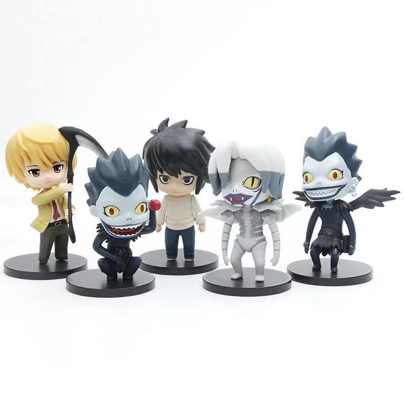Death Note Figures: Ryuk & Light Yagami Anime Dolls - Set of 5 Styles