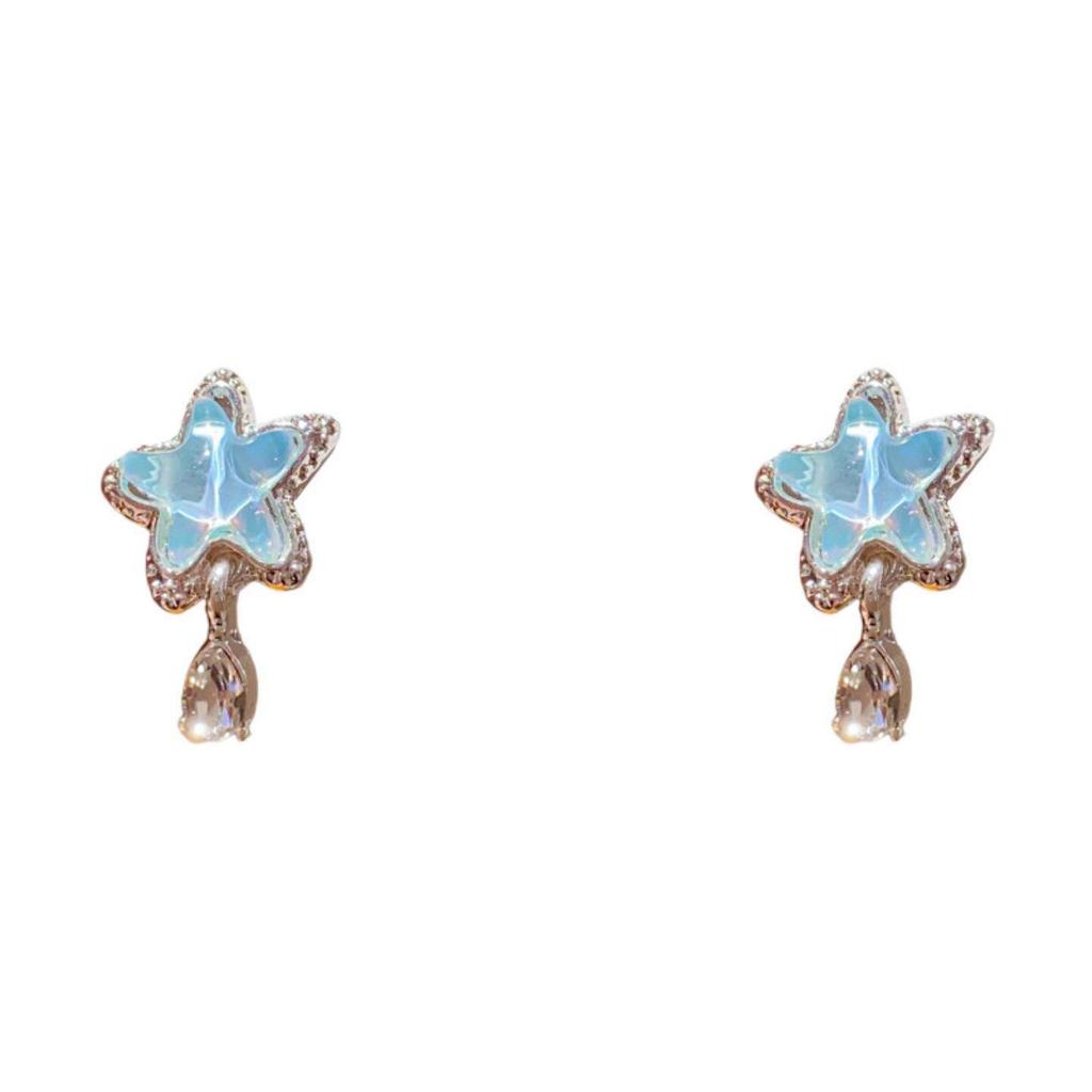 Seaside vacation style starfish stud earrings for women, 1011 new hot item, high-end elegance, light luxury, exquisite exquisite earrings