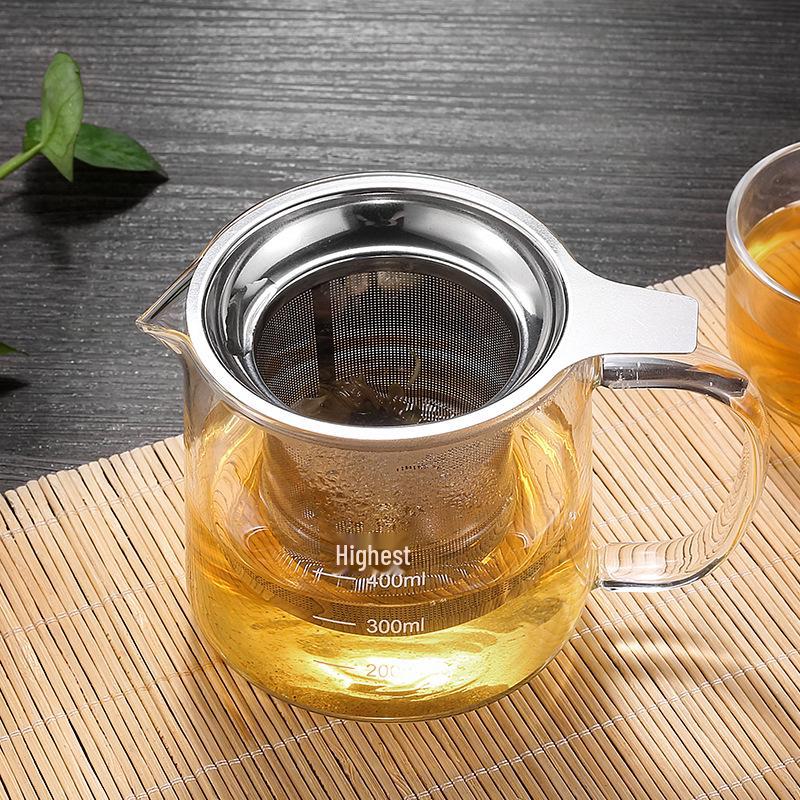 Stainless Steel Tea Strainer with Silicone Cover - Tea Brew Filter Cup Accessory