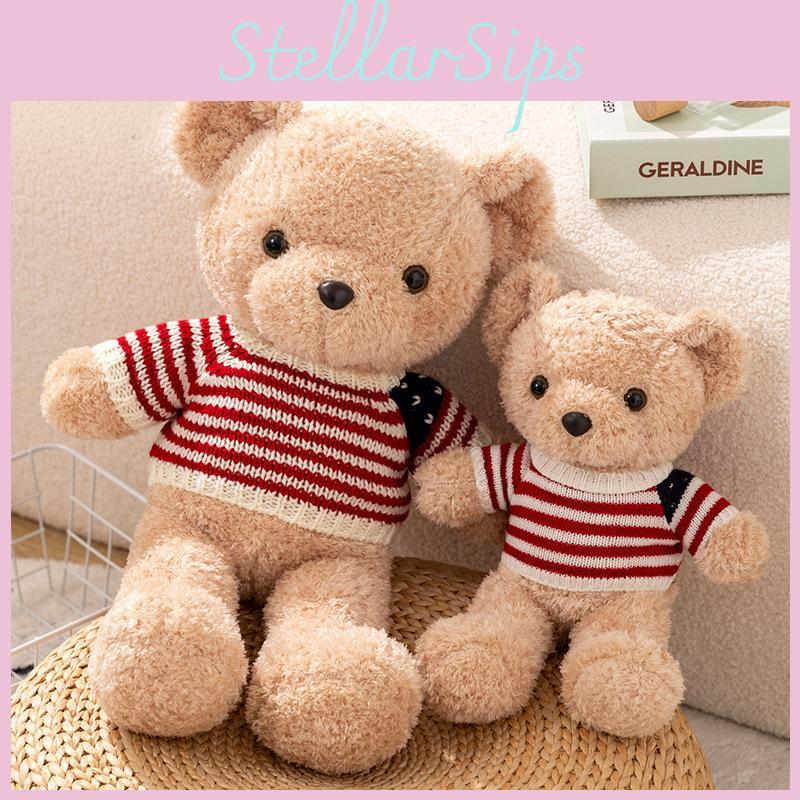 Sweater Teddy Wear Bear Plush Toy Cartoon Stuffed Doll Decoration Gift Kids