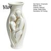 Decorative Flower Holder Abstract Human Body Art Vase Statue, 3D Printed Embracing Couple Sculpture Vase, Entryway Table Centerpiece Dry for