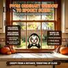 Strašidelný Dům Dekorace Strašidelná Okenní Žertovná Maska, Realistická Halloweenská Strašidelná Rekvizita pro Skleněné Strašidelné Samolepky Povrchy, Obličejová Závěsná Dekorace Strašidelná