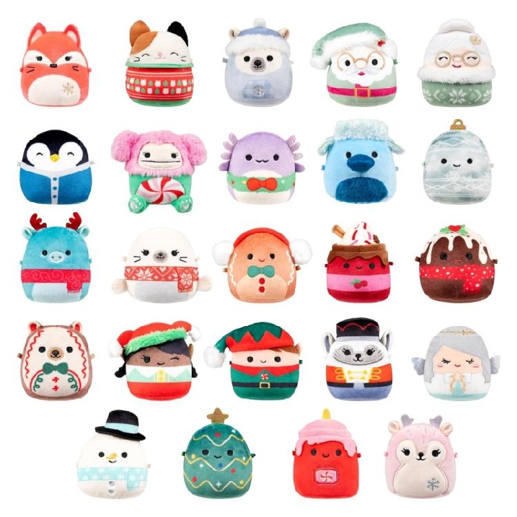 Calendario dell'Avvento di Natale Include 24 Ornamenti con Figure di Animali in PVC Calendario dell'Avvento a Sorpresa 24 Giorni Per la Decorazione delle Feste