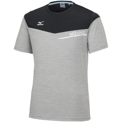 Vapor Silver Training Size Short K2JAA114 Men's Mok/Black T-Shirt, S, Sleeve, Moisture-Wicking, Quick-Drying, Antibacterial, Odor-Resistant,