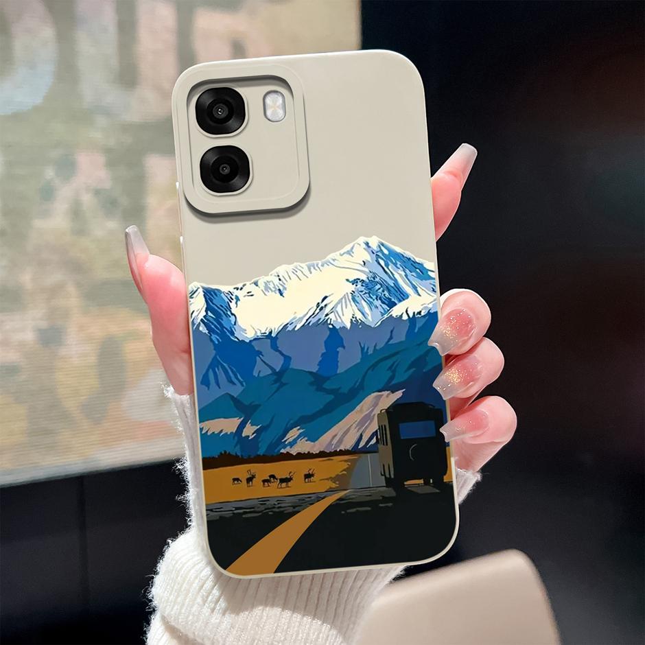 Case For Oppo A6 A6x A6s 4G 5G Cute Cartoon Cat Soft Silicone Protective Bumper Cover For OppoA6 OppoA6x A6s Anti Scratch Fundas