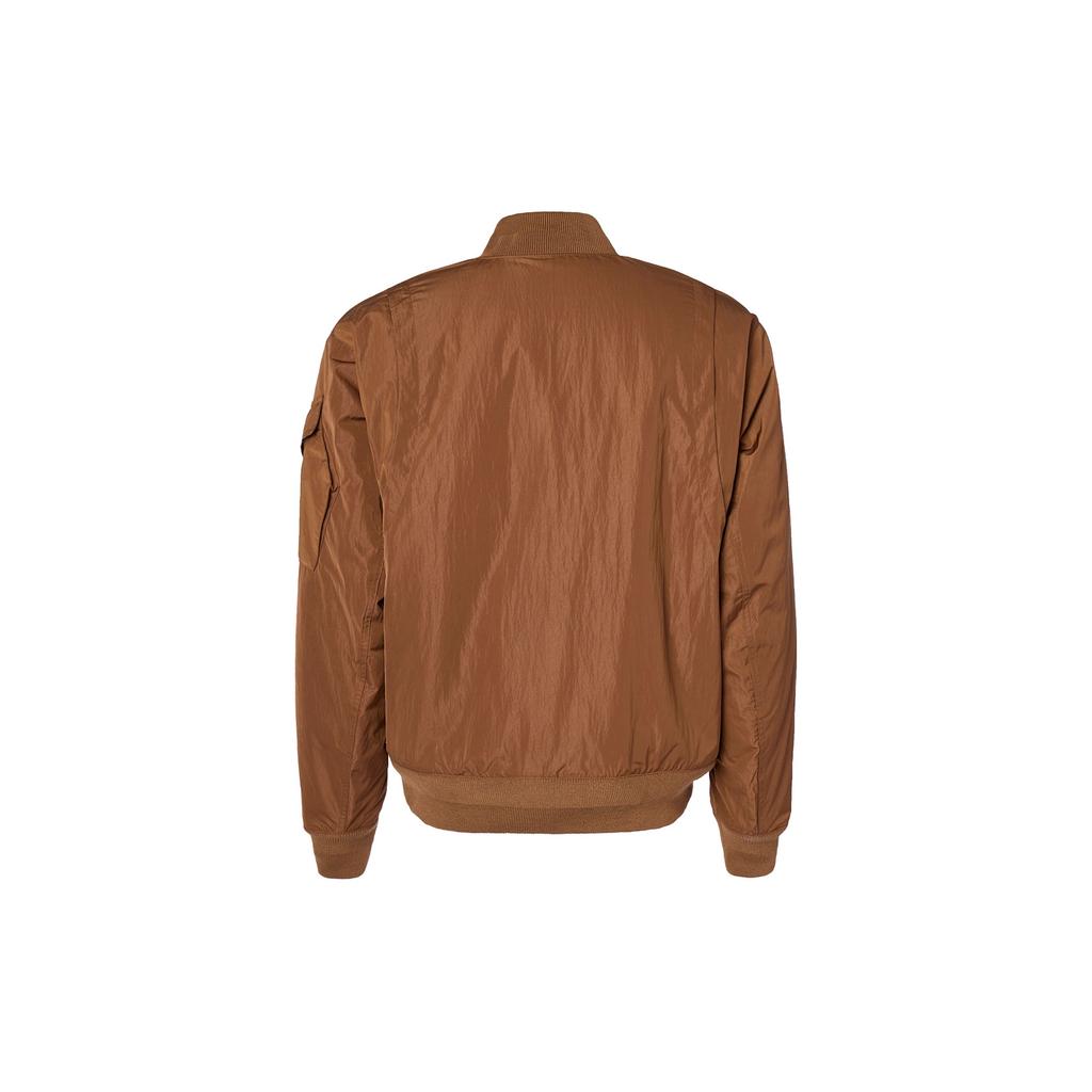 Jordan Unifarbenes Logo Bestickte Seitentasche Baseballkragen Durchgehender Reißverschluss Jacke Herren Jacke Hellbraun FB7317-281
