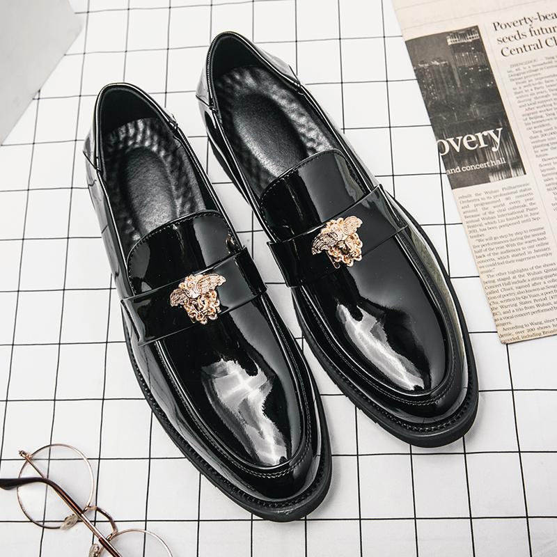 Men formal office working PU leather dress shoes XRS-3165-3
