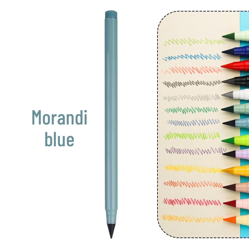 Erasable Posture Correcting Eternal Pencil - 12 Colors, No Sharpening Needed, Durable Lead, Perfect for Kids' Drawing.
