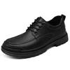 2024 Spring Autumn New Men's Genuine Leather Shoes Thick Sole Oxford Shoes Versatile Business Casual Shoes Men's Suit Shoes
