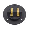 2 and 4 PCS Car Audio Speaker Terminal Cup Push Type Connector Box Gold Plated Zinc Alloy Terminals for Audio System Wiring