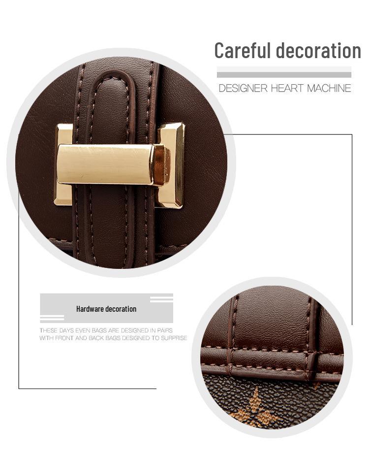 Women's Autumn & Winter Trendy Crossbody Bag - Casual, Versatile, Light Luxury, Single Shoulder Mommy Bag