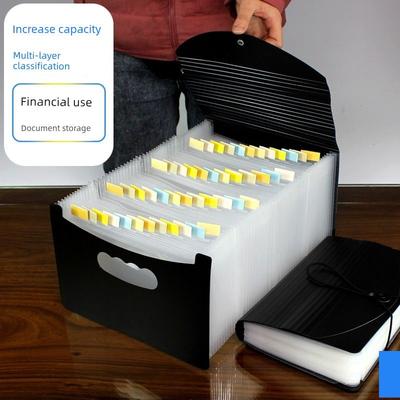 A5 Folder Document Invoice Storage Box Receipt Bill Cheque Consumption Note Delivery Note Voucher List Classification Storage