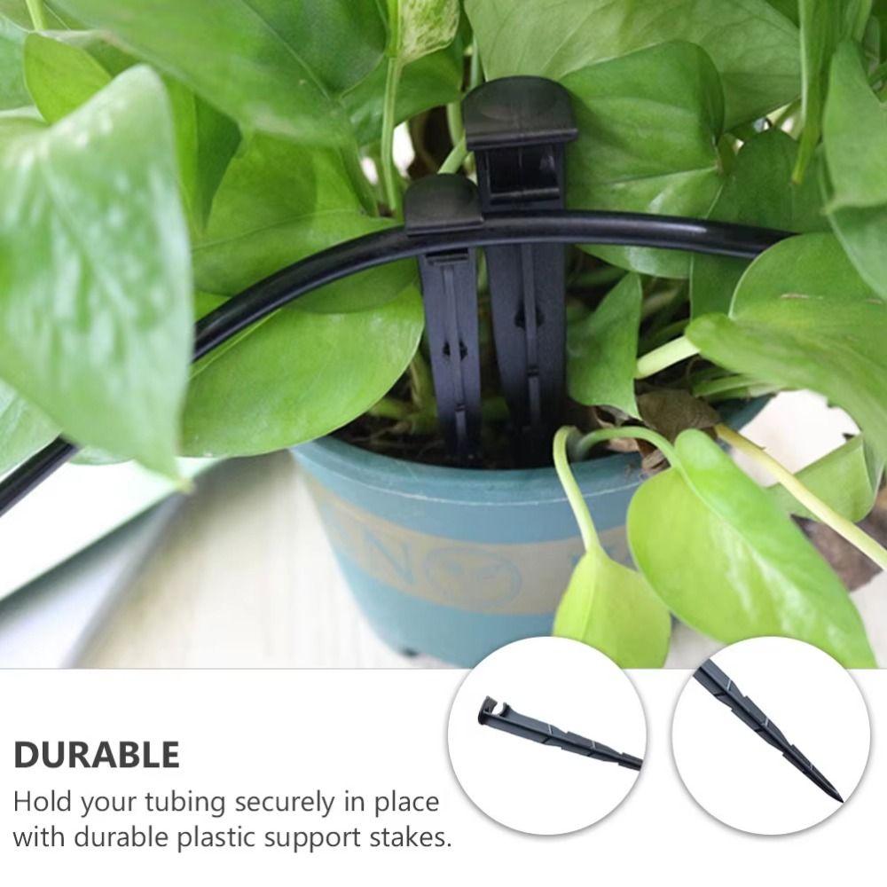 50Pcs Heavy Duty Hose Stakes Sturdy Support Frame Garden Hose Supports  Drip Irrigation System
