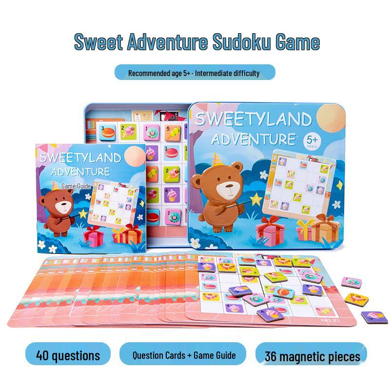 Brangdy Magnetic Sudoku Puzzle Game Set