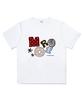 Deomopeuhauseu Pattern Morf Oversized Short Sleeve T-Shirt White