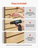 4 X 4 Ft SlatWall Paneling MDF Natural Garage Slatwall with Modular Design