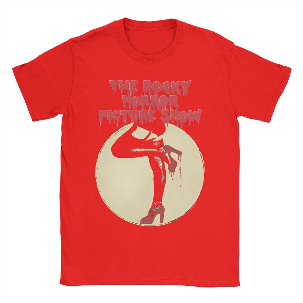 Men T-Shirts The Rocky Horror Show Vintage Pure Cotton Tees Short Sleeve Picture Show T Shirts Crewneck Clothing New Arrival