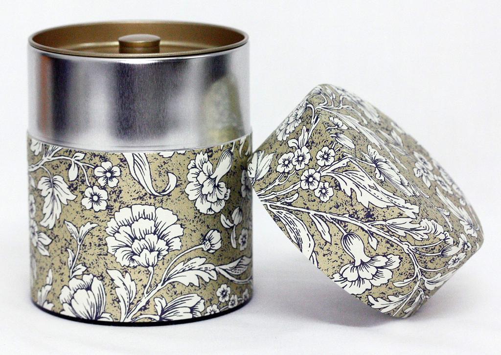 Kotodo Takahashi Seisakusho Florence Tea Caddy, Flat, 200g, TSC029