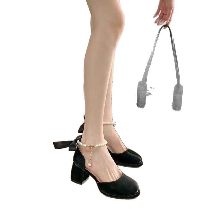 Fairy Wind Sandals Female 2025 Spring and Summer New Temperament Socialite High Heel French with Skirt Single Shoes Gentle Women's Shoes