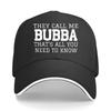 Lustige Baseballkappe 'Sie nennen mich Bubba Sandwich'