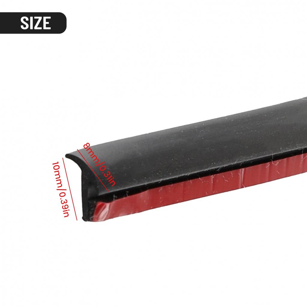 Striscia di Guarnizione in Gomma a Forma di T per Portiera Weatherstrip Per Auto Camion Moto Auto UK