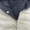 MONCLER Maglia Cardigan Apparel Reversible Jacket Nylon / cotton Navy/gray