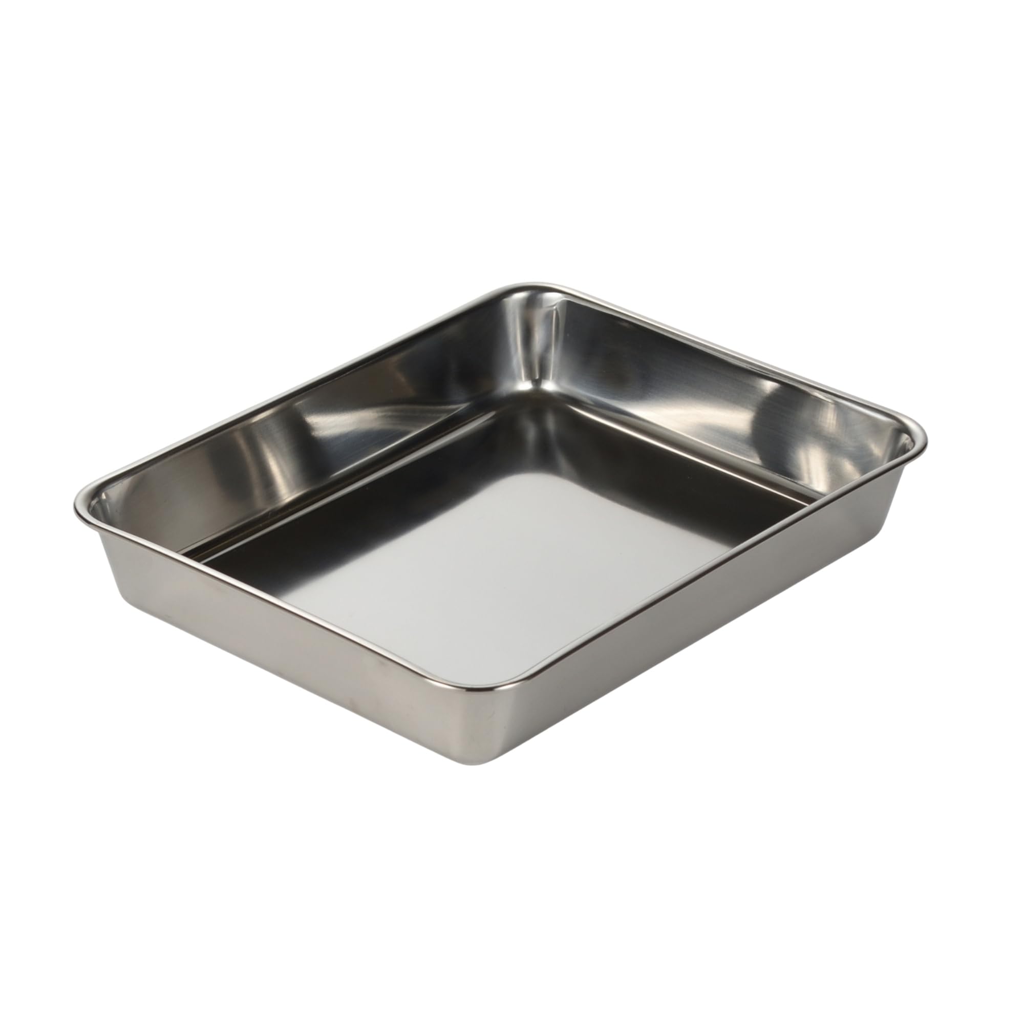 TAKAGI Stainless Steel Rectangular stainless silver ideal for food and oil Made in Tray, 12-piece set, 3.3L capacity, steel, finish, preparation,