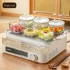 Genasi High Borosilicate Glass Steamer & Microwave Bowl with Lid
