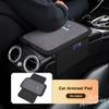 uylez5 Car Central Armrest Cushion Multifunction Storage Anti-slip Protective Pad For BMW X1 X2 X3 X4 X5 X6 F30 F34 E90 G20 F20 F21 E60