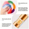 Nail Art Tools, Nail Cleaning Brush, Dust Removal Brush, Rhinestone Glitter Brush, Petal-Shaped Brush, Makeup Brush, Rainbow Multicolor Brush