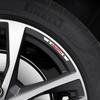 4Pcs Car Styling Wheel Rim Aluminum Logo Sticker Wheel Hub Decals For Fiat Abarth 500 124 125 595 Punto Bravo Scorpion Ducato