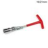 14/16/21mm T-shape Handle Car Auto Spark Plug Socket Wrench Installer Hand Tool