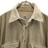 Levi's Made In Italy Long Sleeve Corduroy Shirt L Khaki Men's Used