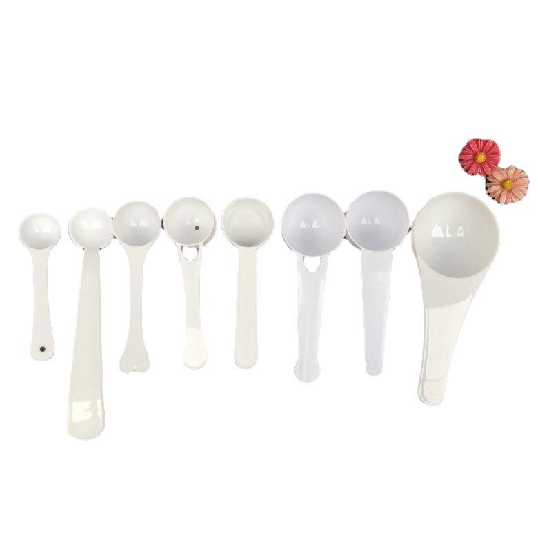 Plastic Measuring Spoons Set: 1, 2, 2.5, 3, 5, 10, 15g Quantitative Small Spoons