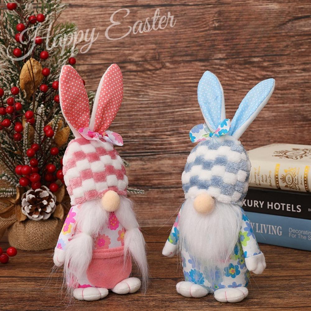 

Cartoon Easter Faceless Doll Cute Easter Bunny Decoration Easter Gnome Doll Ornament Home Decor